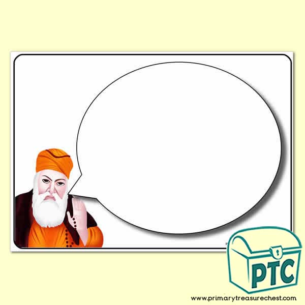 Guru Nanak Speech Bubble Worksheet