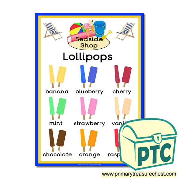 Lollipop Flavours Poster