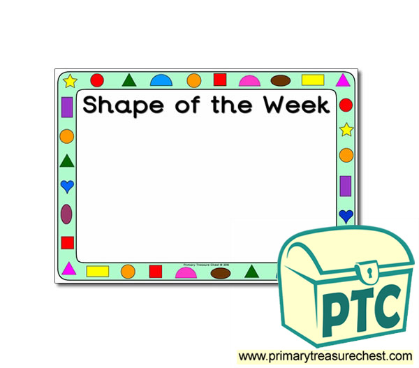 Shape of the Week Poster