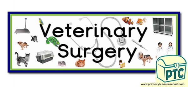 'Veterinary Surgery' Display Heading/ Classroom Banner