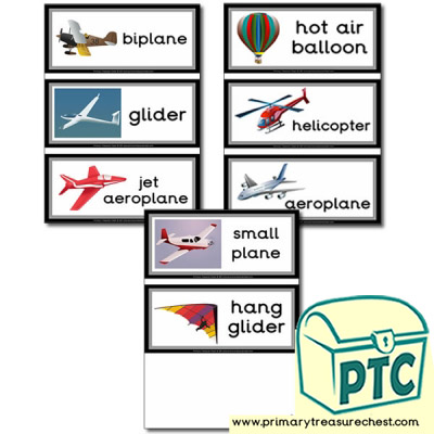Air Transport Themed Flashcards