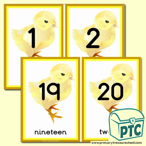 Chick Number Line 0-20