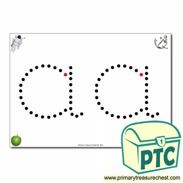 'a' Lowercase Letter Formation Activity - Join the Dots 