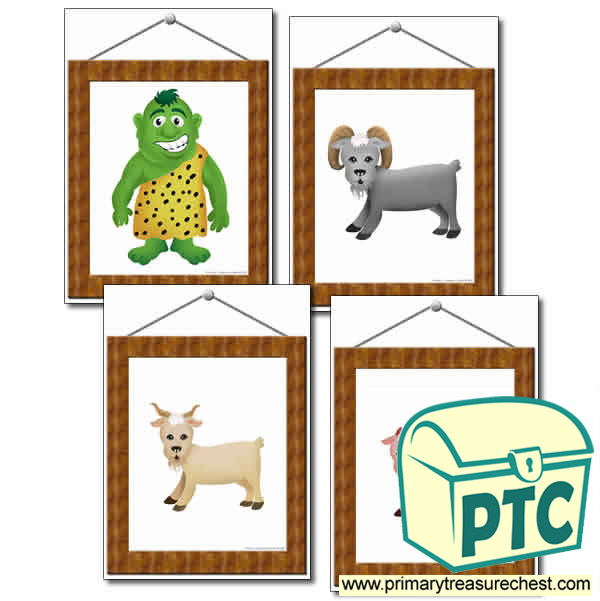 The Three Billy Goats Gruff Picture Frames