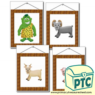 The Three Billy Goats Gruff Picture Frames