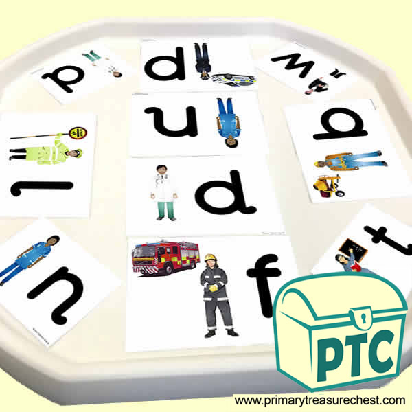 People Who Help Themed Phonics Tuff Tray Cards