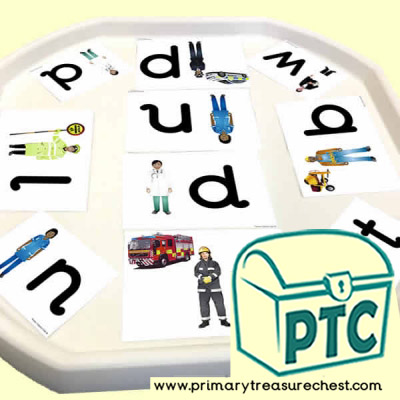 People Who Help Themed Phonics Tuff Tray Cards