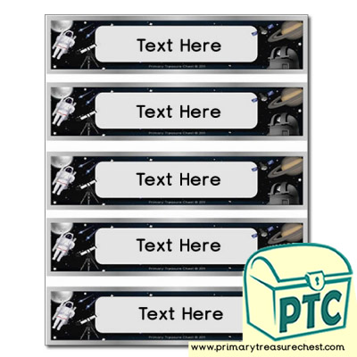 Free Astronomy Themed Pupil Drawer Labels (Small)