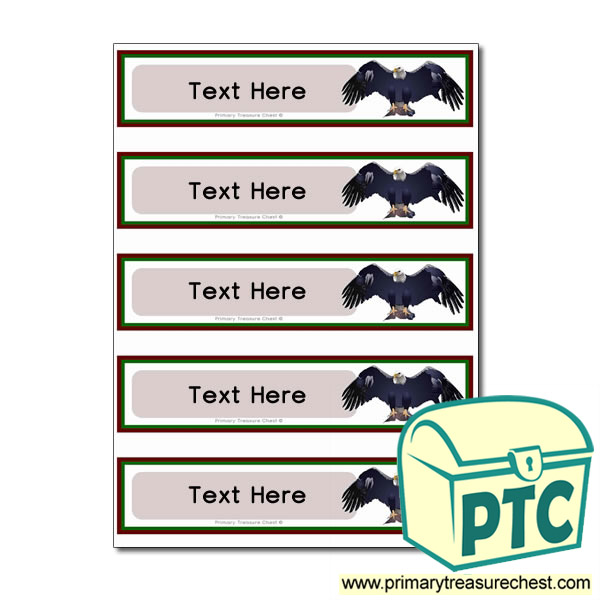 Eagle Pupil Drawer Labels (Small)