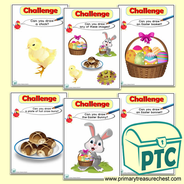 Easter Themed ICT Challenge Cards