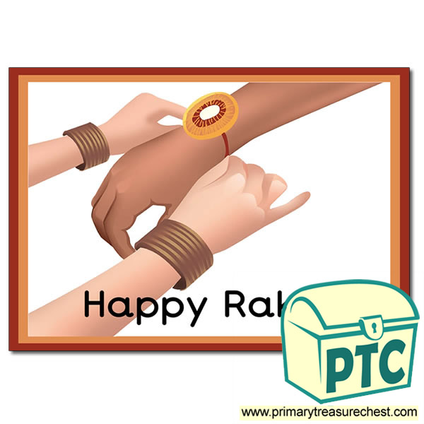 'Happy Rakhi' Poster