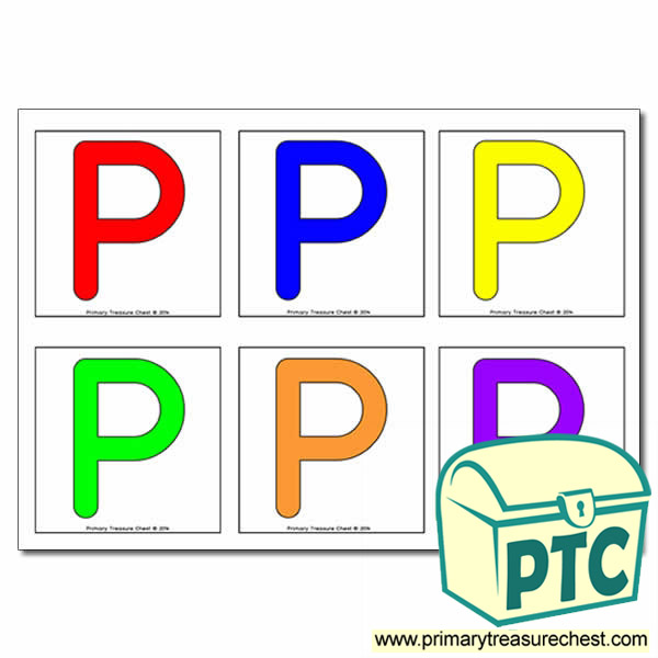 Letter 'P' Hunt / Matching Cards