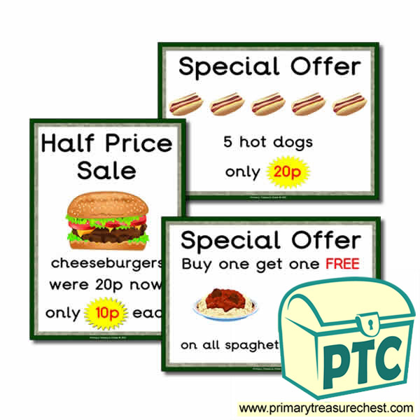 Dinosaur Park Cafe special offers (1-20p)