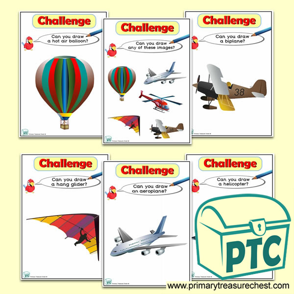 Air Transport Themed ICT Challenge Cards
