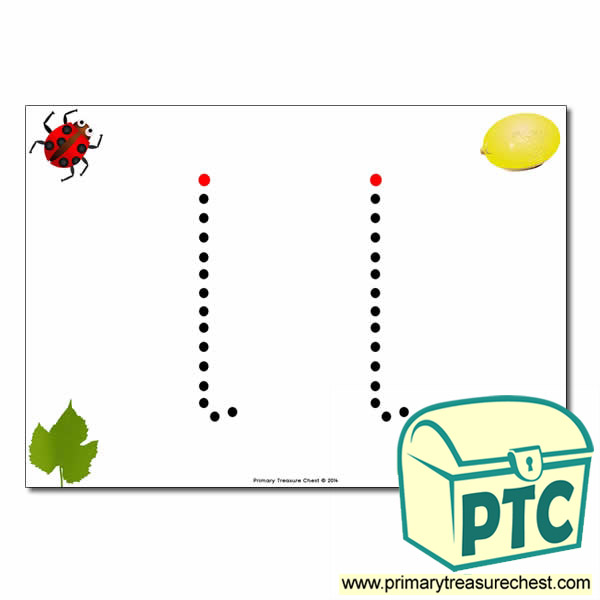 'l' Lowercase Letter Formation Activity - Join the Dots 
