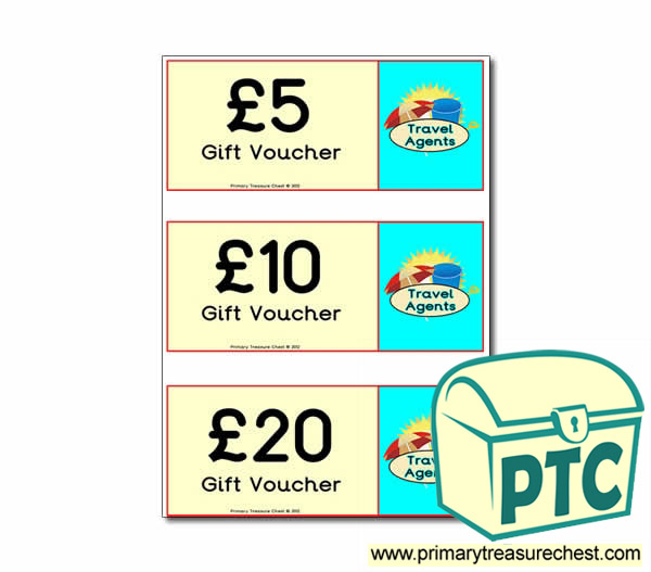 Role Play Travel Agents Vouchers