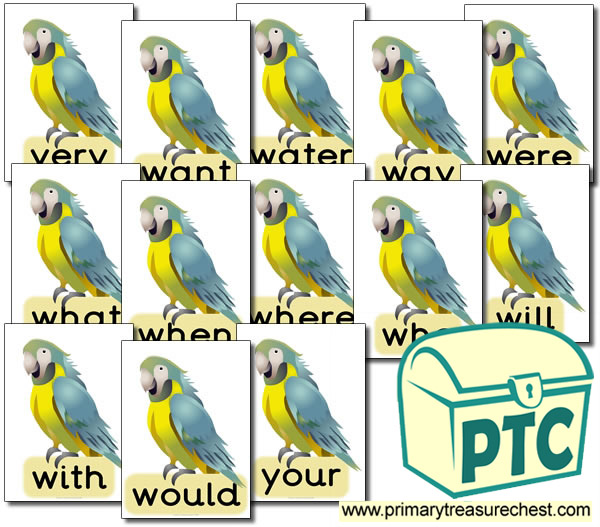 Year 1 & 2 HF Words-Parrot (group 11)