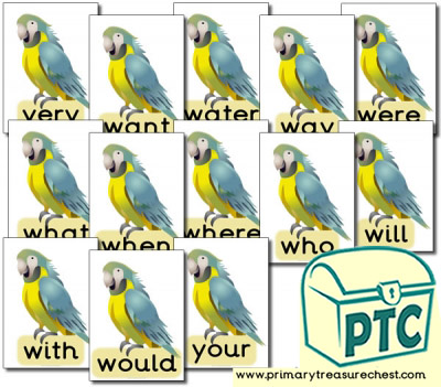 Year 1 & 2 HF Words-Parrot (group 11)