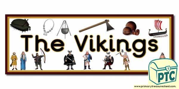 'The Vikings' Display Heading/ Classroom Banner