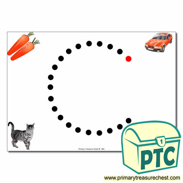 'c' Lowercase Letter Formation Activity - Join the Dots 