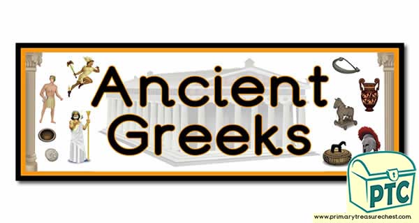 'Ancient Greeks'  Display Heading /Classroom Banner 