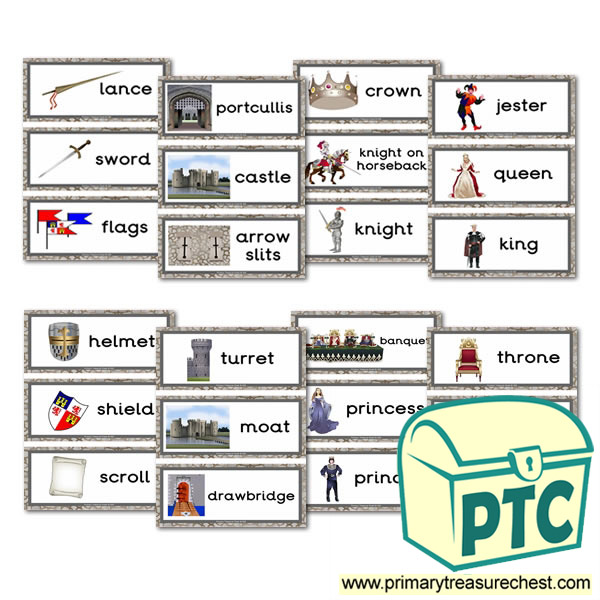 Medieval Castle Role Play Flashcards