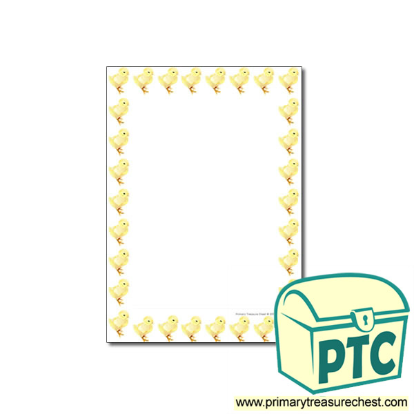 Chick Themed Page Border - No Lines