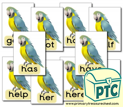 Year 1 & 2 HF Words- Parrot (group 4)