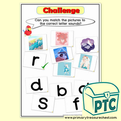 Serenity Phonic Letter Sound Challenge Matching Sounds with Pictures