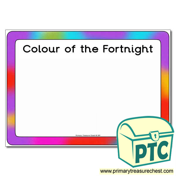 Colour of the Fortnight Poster