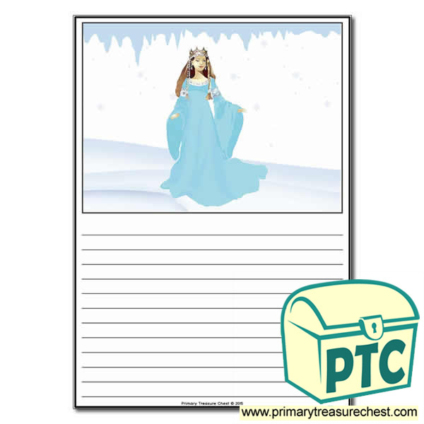 Snow Queen Themed Worksheet