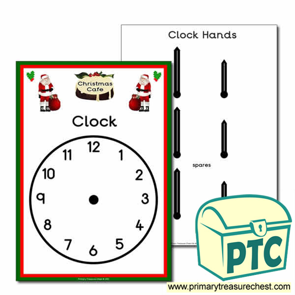 Christmas Cafe Role Play Clock