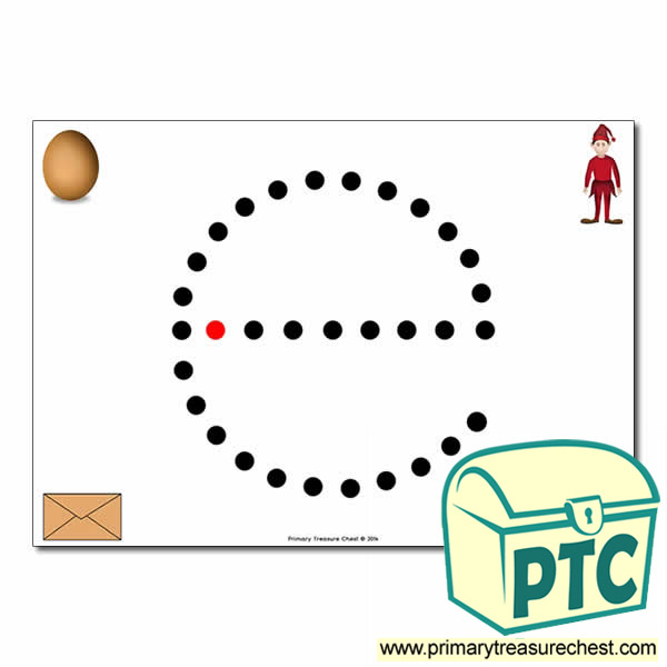'e' Lowercase Letter Formation Activity - Join the Dots 