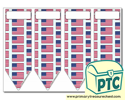 American Flag Bookmarks