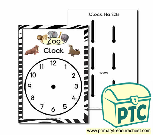 Zoo Role Play Clock