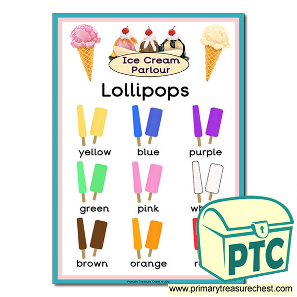 Lollipop  Colours Poster