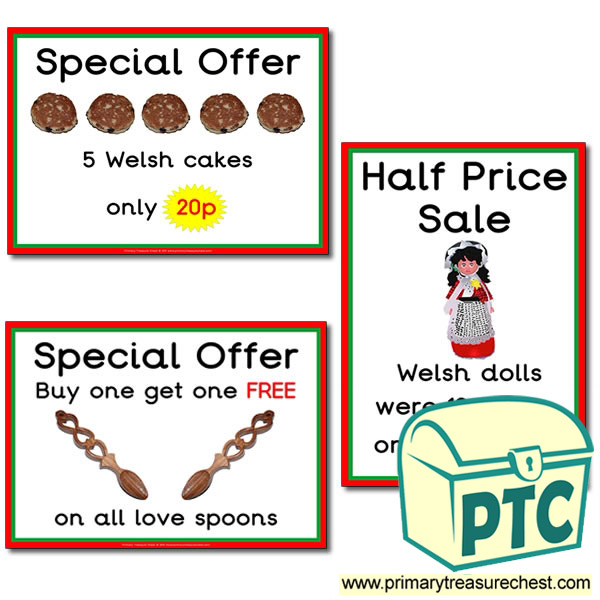 Welsh Gift Shop Special Offers (1-20p)