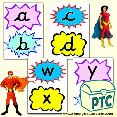 Superhero Themed Alphabet