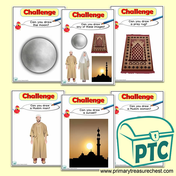 Ramadan Themed ICT Challenge Cards