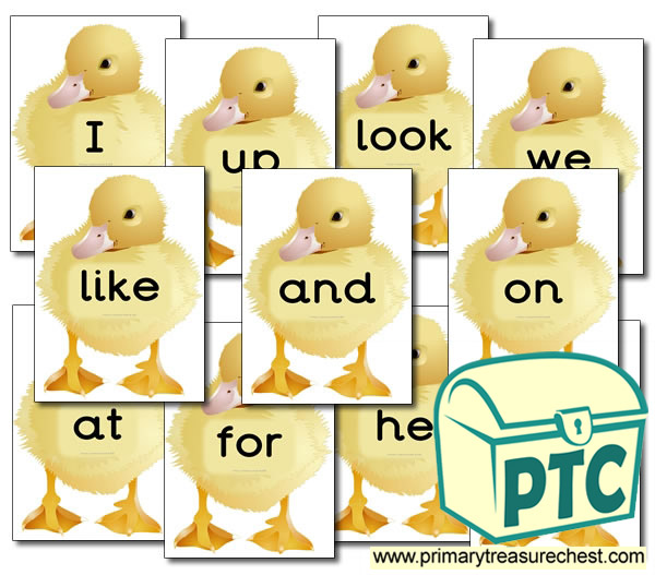 Reception HF Word- Duckling Themed (group 1)