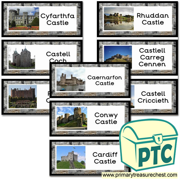 Castles in Wales Flashcards