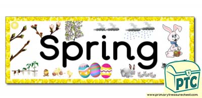 'Spring' Display Heading/ Classroom Banner