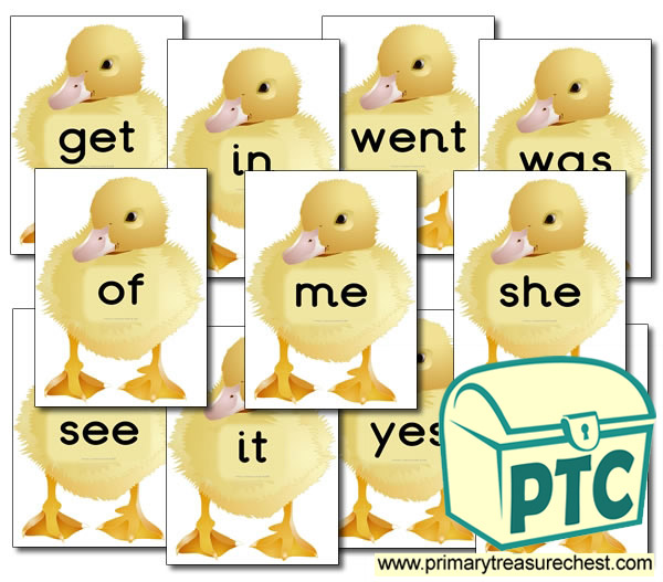 Reception HF Words-Duckling Themed (group 4)