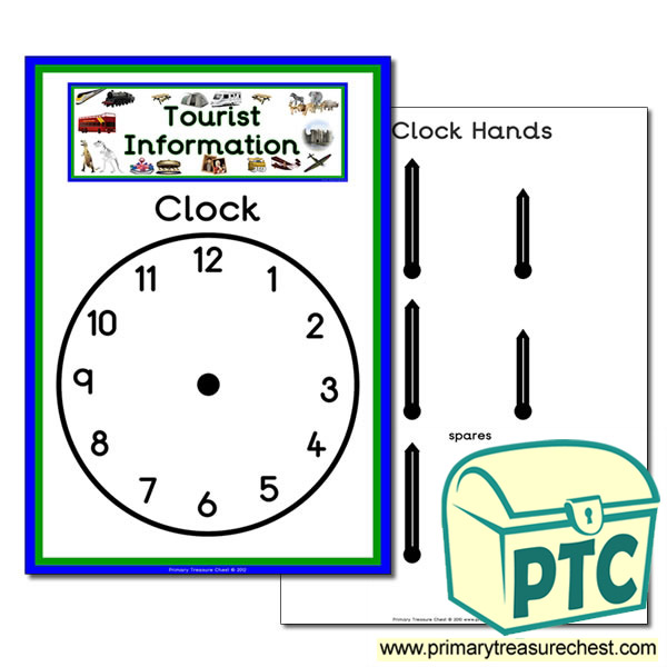 Tourist Information Role Play Clock