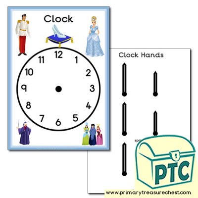 Cinderella Themed Clock