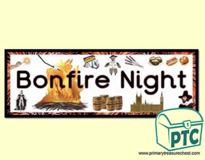 'Bonfire Night' Display Heading / Classroom Banner