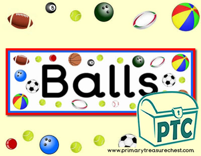 Balls Classroom Banner