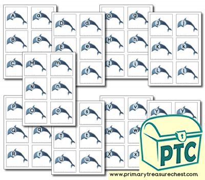Fish themed Phonic Matching Cards