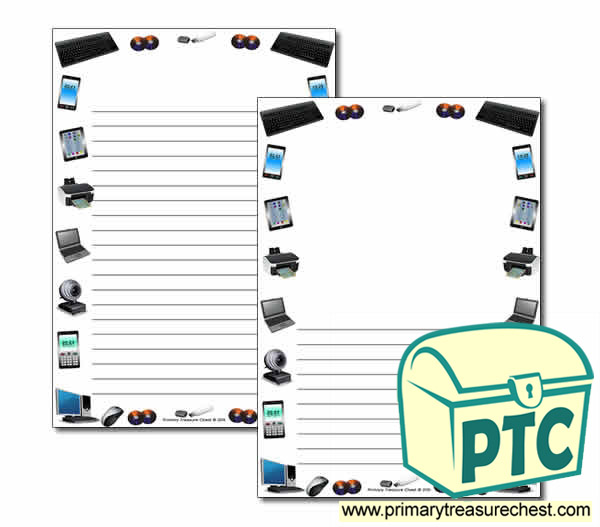 Electrical Appliances themed Page Border/ Writing Frames (no lines)