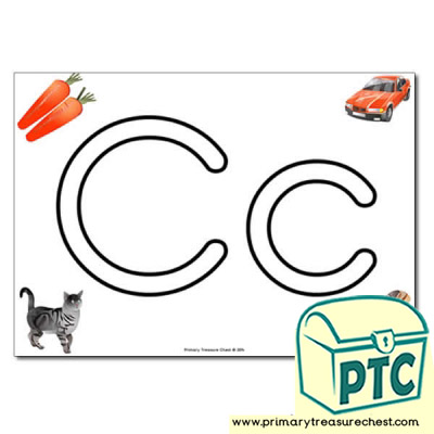 'Cc' Bubble Letters Formation Activity – With Images - Primary Treasure ...